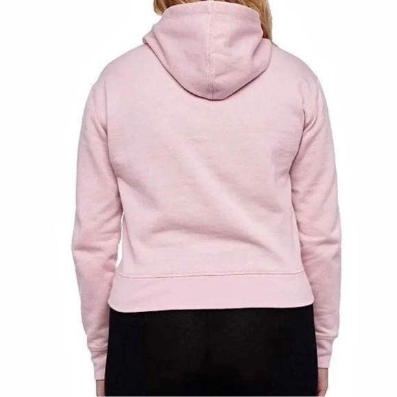 NWT Champion Long Sleeve Pink Logo Embroidered Hoodie Sweatshirt Size Medium - Picture 11 of 15